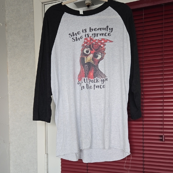 Grey Chicken Womens Shirt - Picture 3 of 5